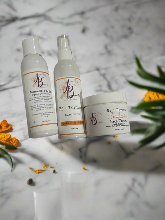 Brightening facial care kit